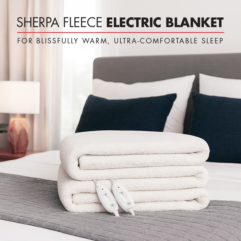 Bennett Read Sherpa Electric Blanket Double - Bennett Read